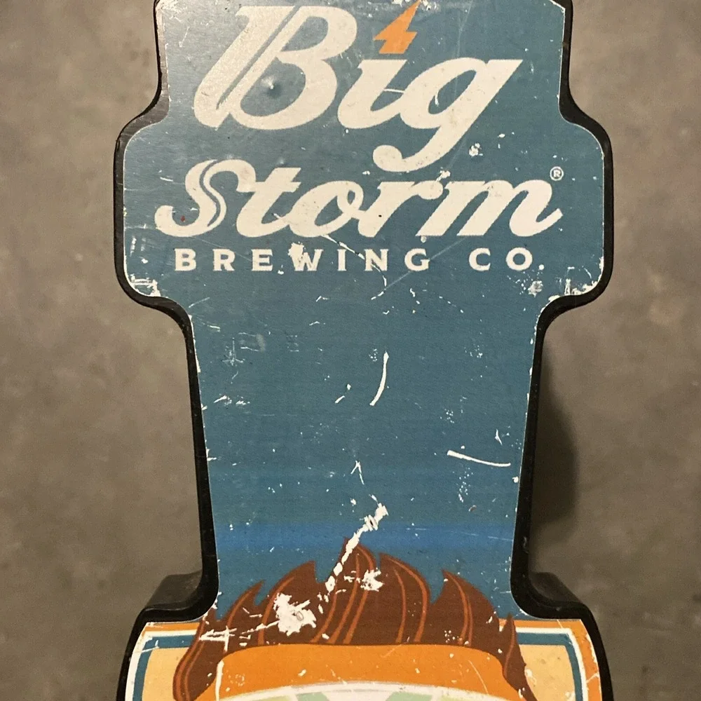Big Storm Brewing Co. Bro Mosa Tangerine Brut IPA Tap Handle